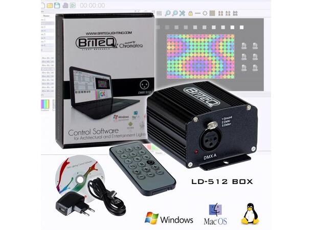 Briteq LD-512BOX DMX Interface 512 DMX channels